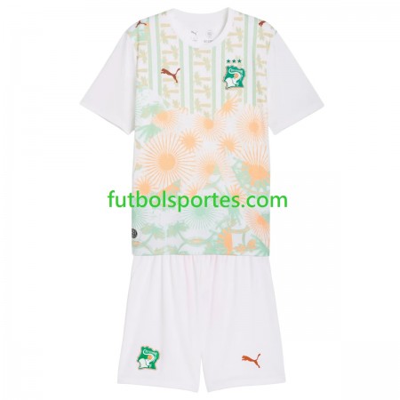 Camiseta Costa De Marfil Niño Segunda Equipación Copa Mundo 2026 Camiseta Costa De Marfil Niño Segunda Equipación Copa Mundo 2026